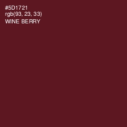#5D1721 - Wine Berry Color Image